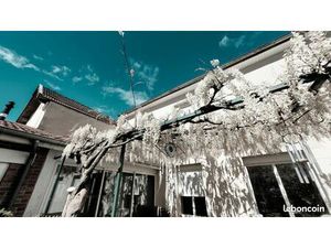 Maison jardin et garage