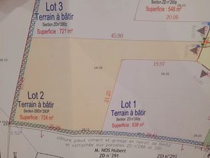 Vente terrain 724 m² à Hondouville (27400)  70 000 €