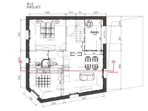 Appartement 3 pièces - 57 m²