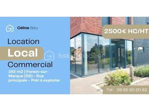Local d activites de 192 m² à Forest-Sur-Marque