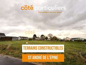 Vente Terrain à Saint-André-de-l'Épine (50680) : à vendre / 578m² Saint-André-de-l'Épine