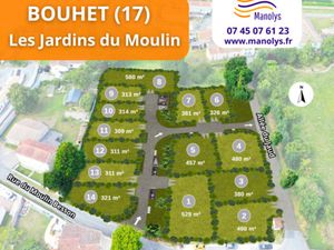 Vente terrain 480 m² Bouhet (17540)