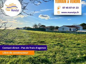 Vente terrain 450 m² Loire-les-Marais (17870)