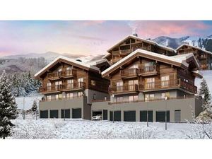 Appartement en duplex dans un chalet neuf au pied des pistes et remontées mécaniques