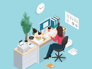 Bureau meublé à louer