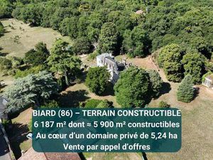 Terrain constructible à vendre