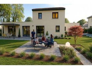 Terrain avec maison neuve à vendre