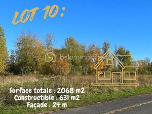 Terrain constructible viabilisé à vendre
