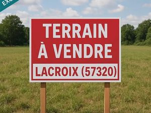 Vente terrain 652 m² à Saint-François-Lacroix (57320)  69 000 €