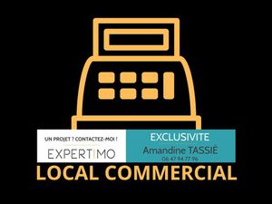 Local commercial avec cours privative de 52m²