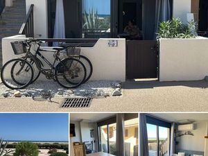 Appartement T3 RDC / Terrasse vue Mer / Capacité 4 personnes / 2 chambres / Les pieds dans