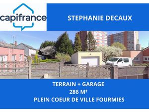 Terrain à vendre FOURMIES 286m2 18 000€
