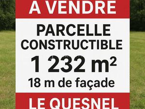 Terrain de 1 232 m² à Le Quesnel