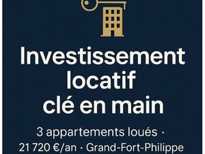 Achat Immeuble 206m² GRAND FORT PHILIPPE 59153