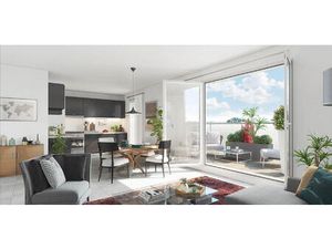 Appartement T3 dernier étage avec terrasse sans vis-à-vis - limite Nancy