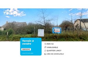 Vente Terrain à bâtir 1 500 m²