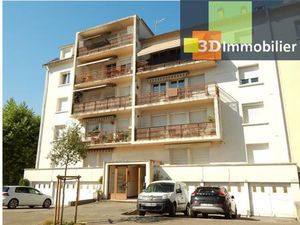 VENTE: LONS-LE-SAUNIER(39)  À VENDRE APPARTEMENT T4 de 97.25 M² avec balcon  garage  parki