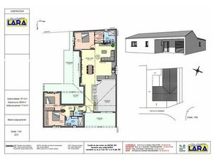 Vente maison neuf 4 pièces 107m2 Saint-Rogatien - 394600 € - Surface Privée