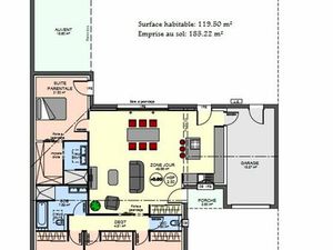 Vente maison neuf 5 pièces 119m2 Sainte-Soulle - 395000 € - Surface Privée