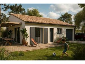 Terrain avec maison neuve à vendre