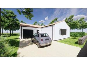 Terrain avec maison neuve à vendre