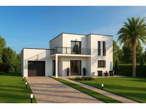 Terrain avec maison neuve à vendre