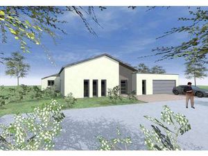 Terrain avec maison neuve à vendre