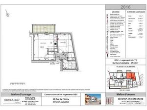 Appartement 2 pièces 47 m²