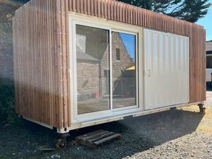 Habitat en container 14 m² ❄️☀️? – disponible immédiatement – livraison incluse