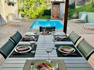 Ensemble immobilier F4 avec piscine + F2