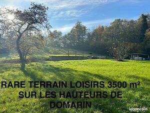 Cède terrain-3500m² non constructibles sur les hauteurs de Domarin
