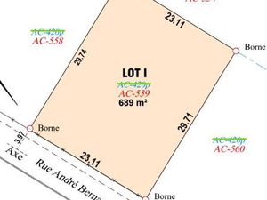 TERRAIN A BÂTIR A PARTIR DE 689m²