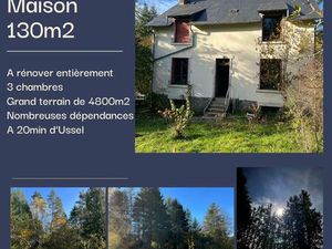 Maison a rénover entièrement - fort potentiel et grand terrain arboré