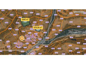 Deux terrains constructibles – 2 560 m² + 579 m² – Parcelle urbanisée incluse – 150 000 le