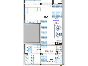 Location boutique 90 m² + option terrasse 35 m² – La Capte  Hyères – Emplacement n°1