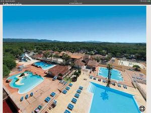 EXCEPTIONNEL ☀️ VENTE Mobil Home 28m2/terrasse16m2 ☀️ séjours à l’année Camping OASIS 5* ◊