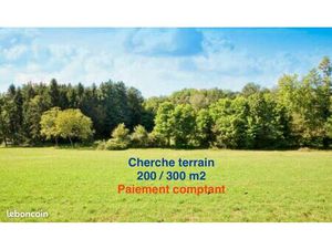 Cherche petit terrain constructible