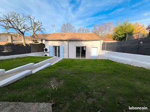 Maison plain pied T4/5 95m²   420m² centre Lévignac