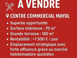 Fonds de commerce brasserie 70 m²