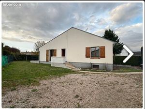 ? Maison plain-pied 91 m² – Grand séjour 48 m² – 3 chambres – Sous-sol 75 m² – Terrain clo