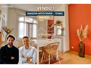 Maison de ville 6 pièces 134 m²