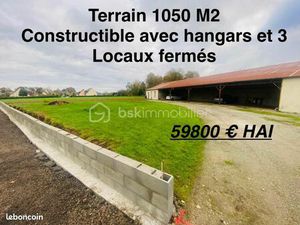 Terrain 1 050 m² Guilliers