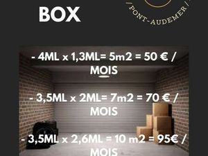 Box de stockage centre ville Evreux