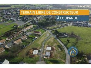 Terrain 505 m² Louplande