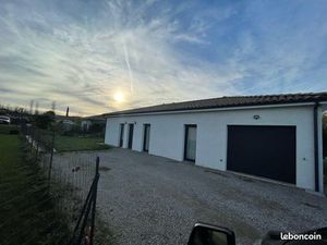 Loue maison T4 plein pied avec garage et jardin