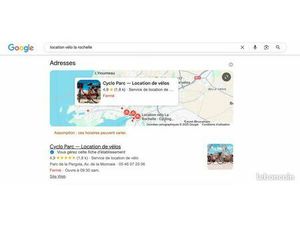 ◊ Cyclo Parc : Fonds de commerce location de Vélos et Rosalies La Rochelle