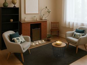 Maison avec jardin clos et garage