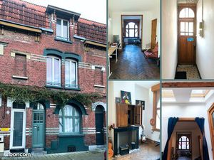 BELLE MAISON 5 PIECES 84m² avec cour  cave  et garage. Bois-Blancs - Lille