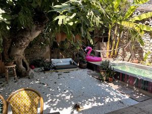 Villeneuve-lès-maguelone centre au calme charmante maison T4 103 m2 avec jardin et station