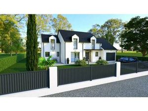 Terrain avec maison neuve à vendre